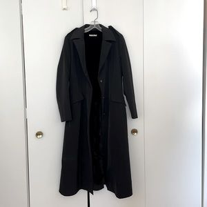 Prada fur lined coat